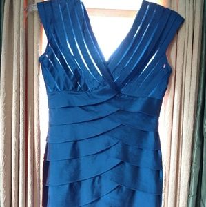 Designer dress above the knee